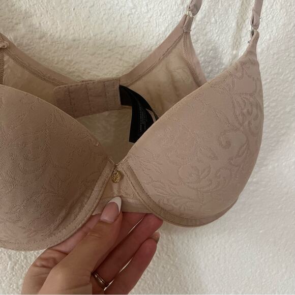 Natori 136059 nude tan floral underwire bra 32C - Picture 3 of 7